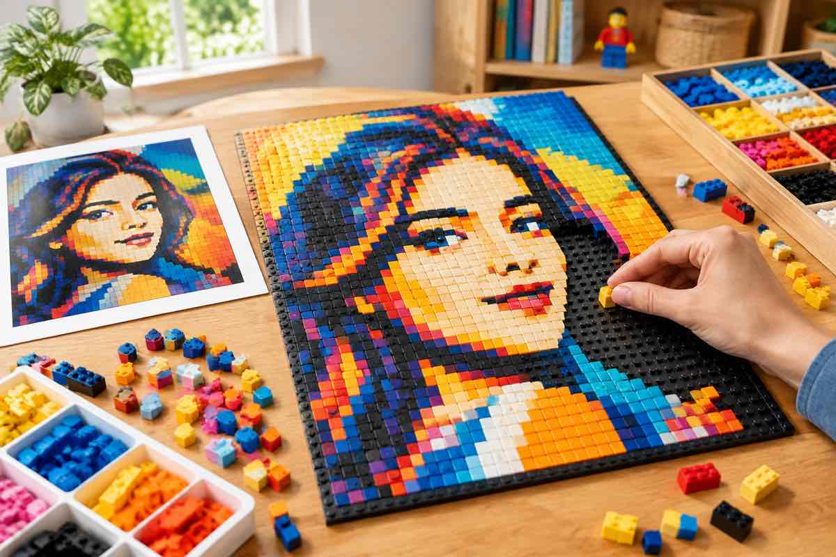 How to Use a Free LEGO Mosaic Maker Online: Upload, Customize, Build