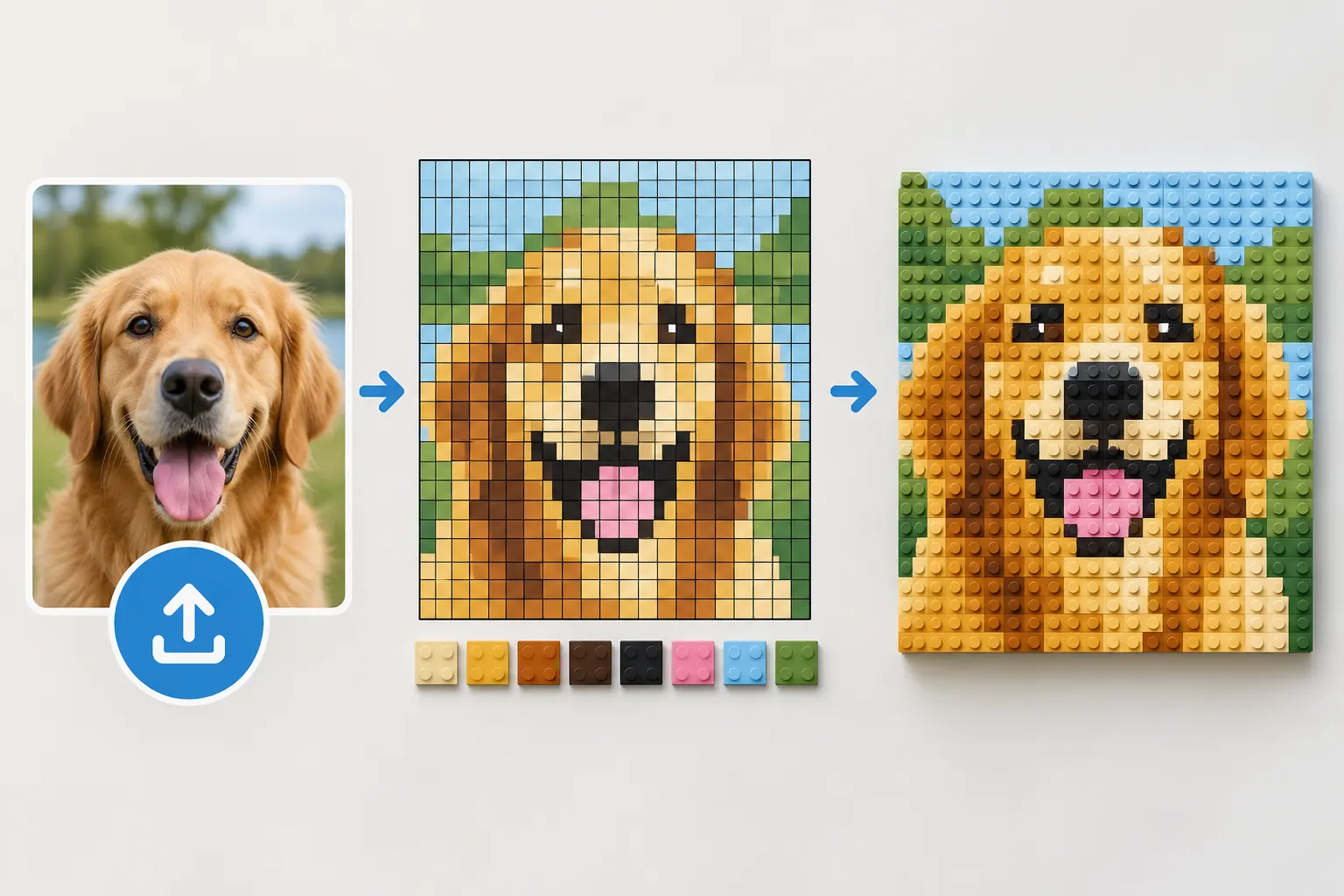 How to Turn a Photo Into a Brick Mosaic Online