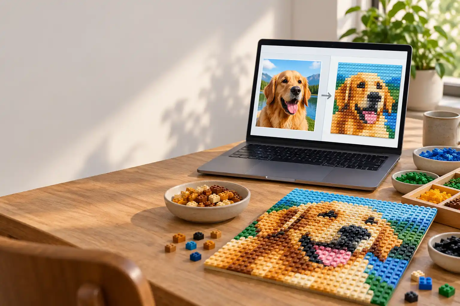 How to Turn a Photo Into a Brick Mosaic Online
