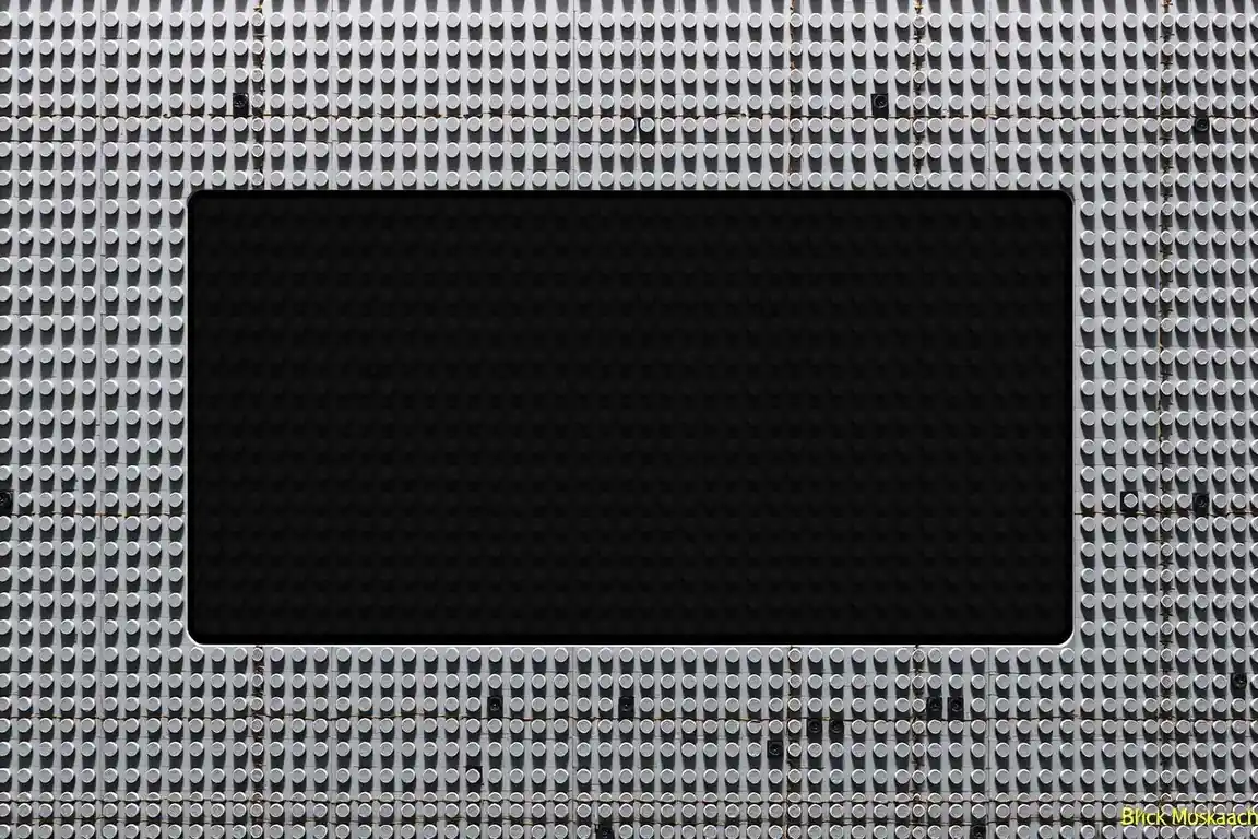 LEGO mosaic grid sizes 16x16, 24x24, 32x32 and 48x48 with their total brick counts