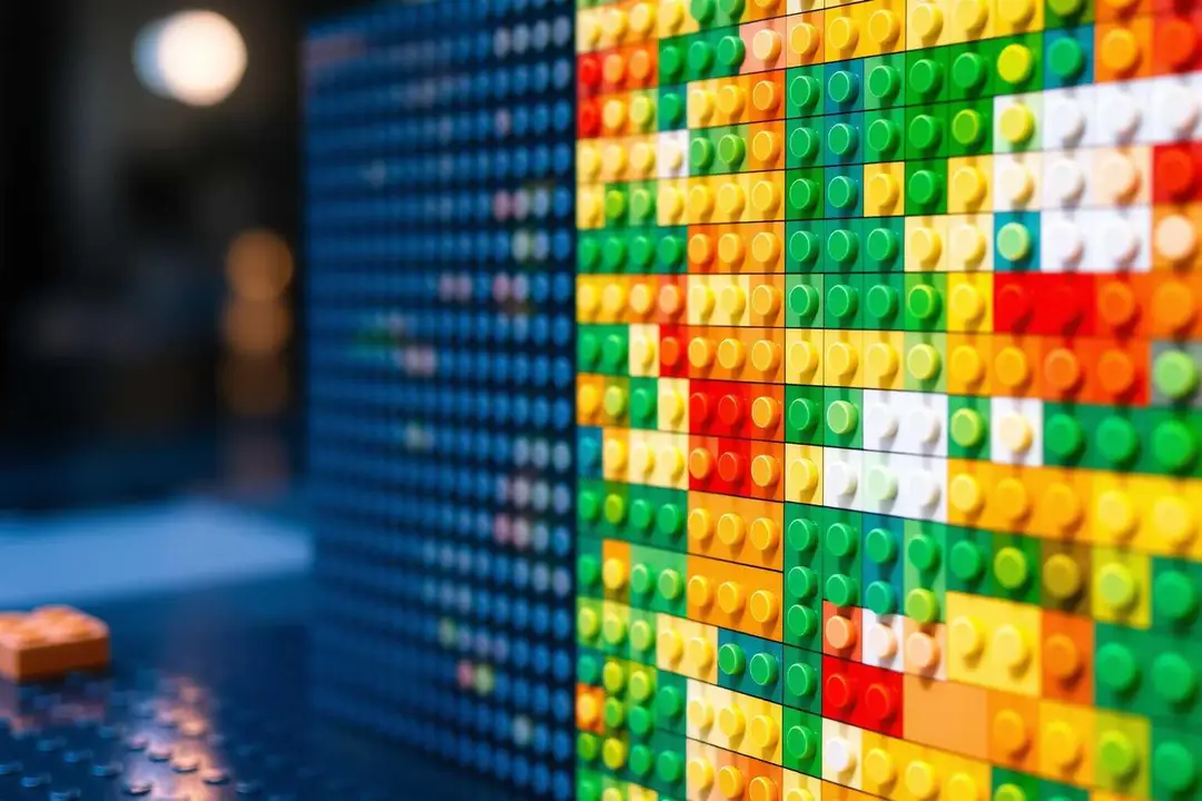 How many LEGO pieces do I need for a mosaic of a given size, and how d